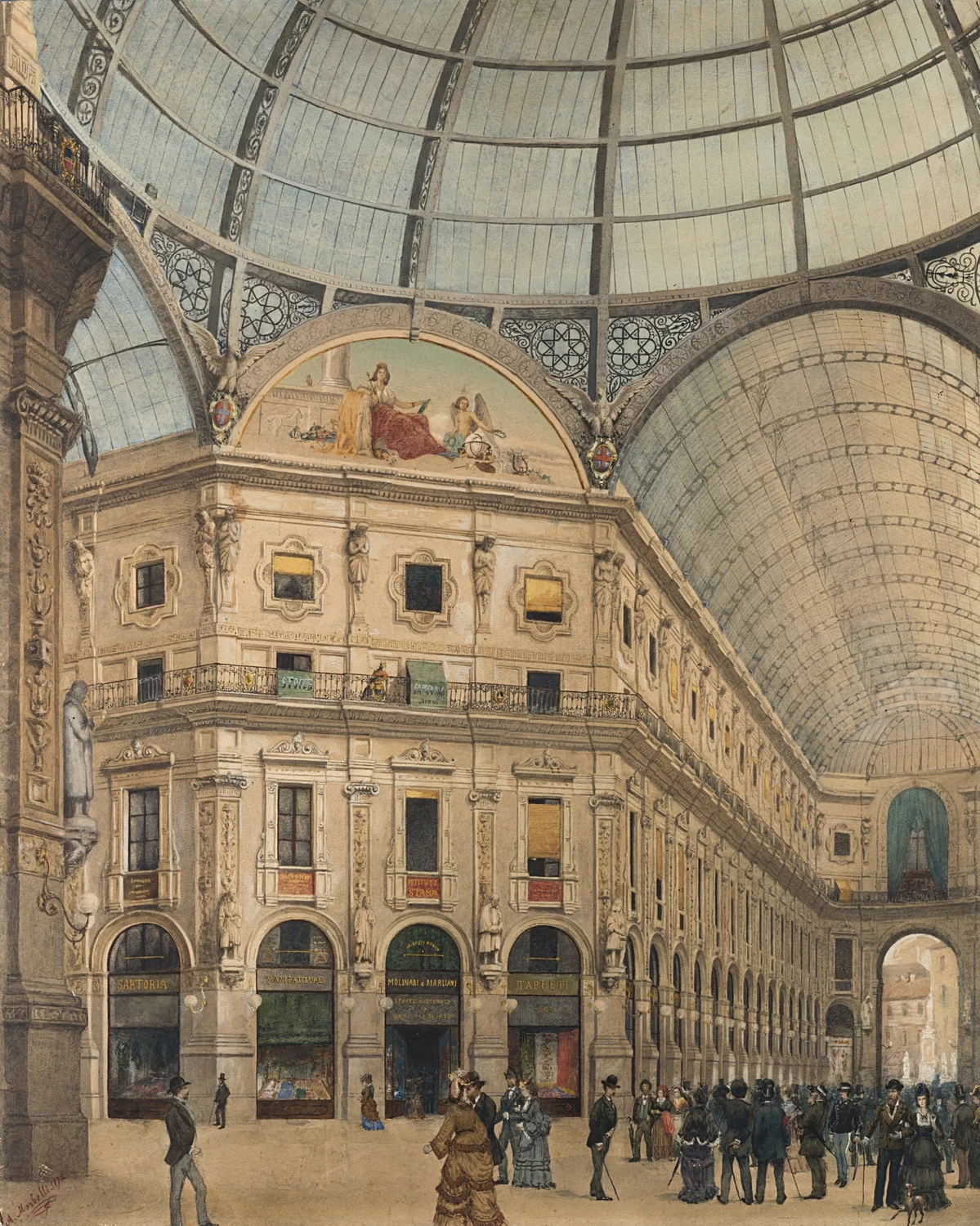 La Galleria Vittorio Emanuele in Milano